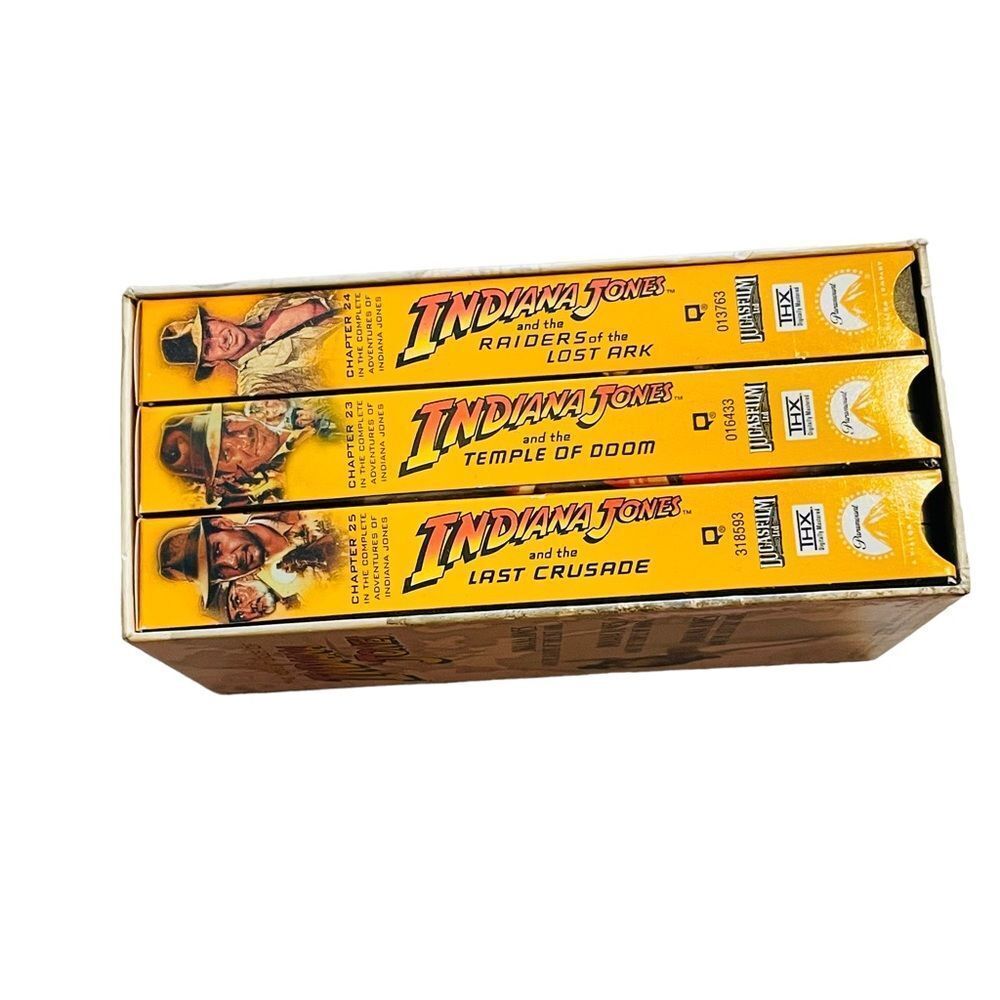 The Adventures of Indiana Jones VHS Set
